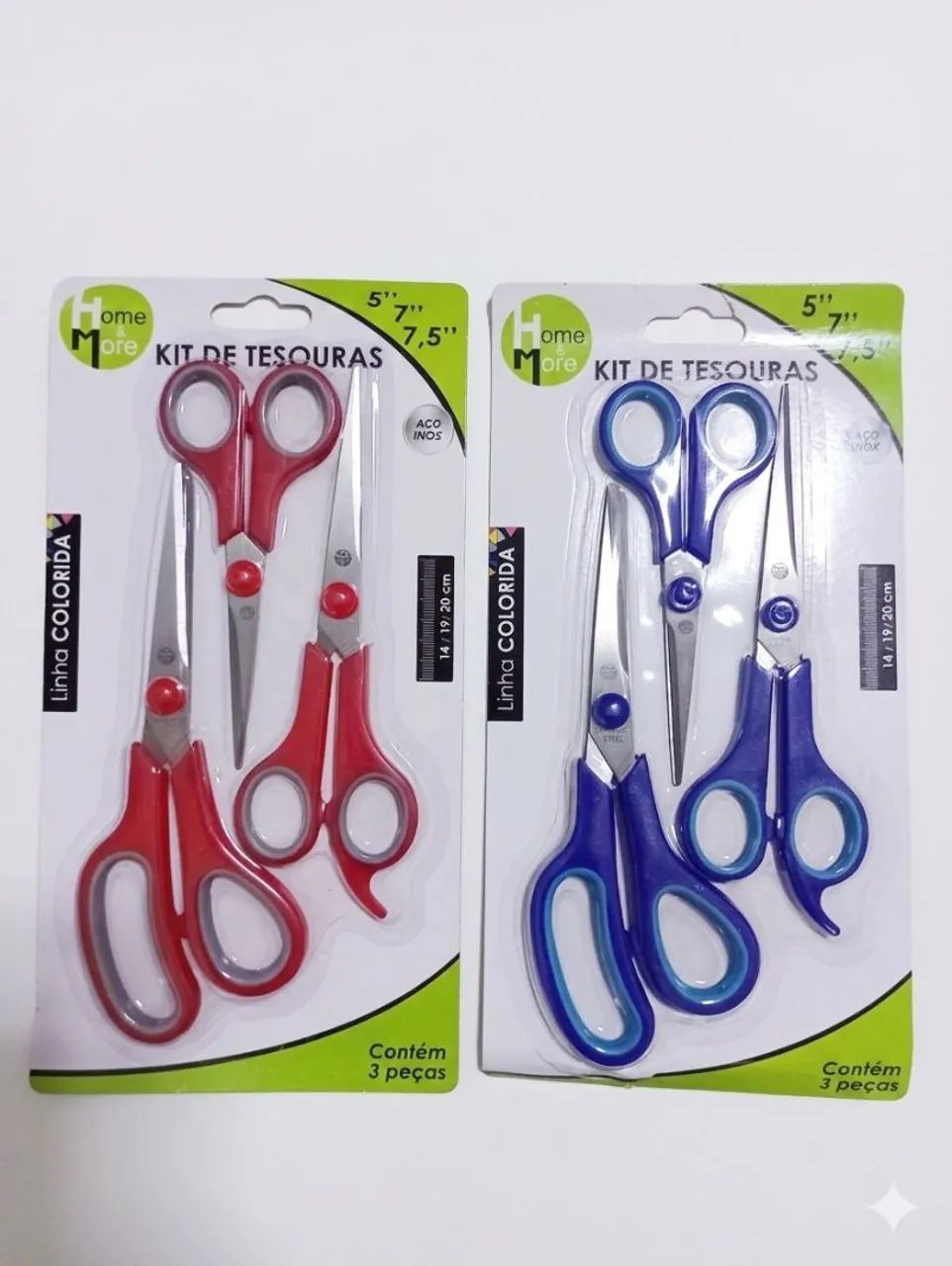 Kit com 6 tesouras