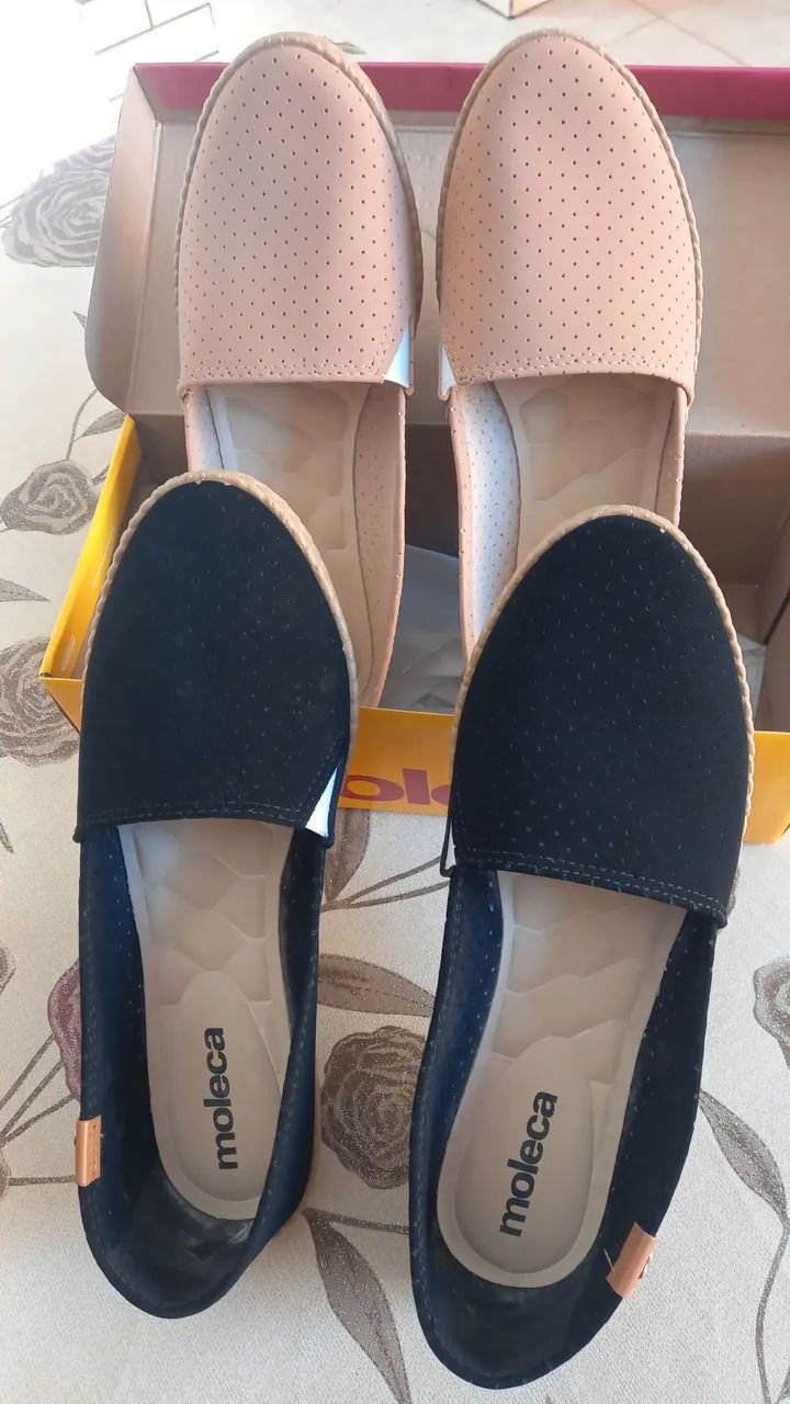 Sapatos Moleca 2 Par n/38 novo - Foto 4
