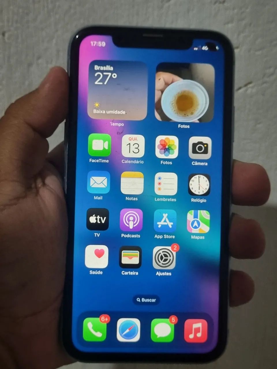 iPhone Xr Azul - Foto 2