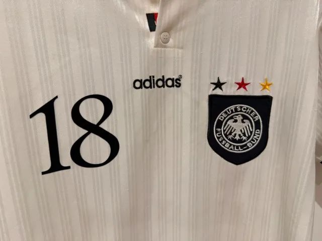 Camisa Seleção da  Alemanha 1996 - #18 Klinsmann  - Foto 4