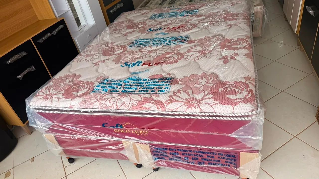 CAMA BOX QUEEN MOLAS ENSACADAS NOVA  - Foto 2