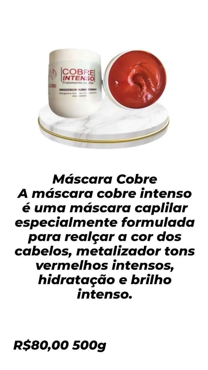 Mascara matizadora cobre intenso 