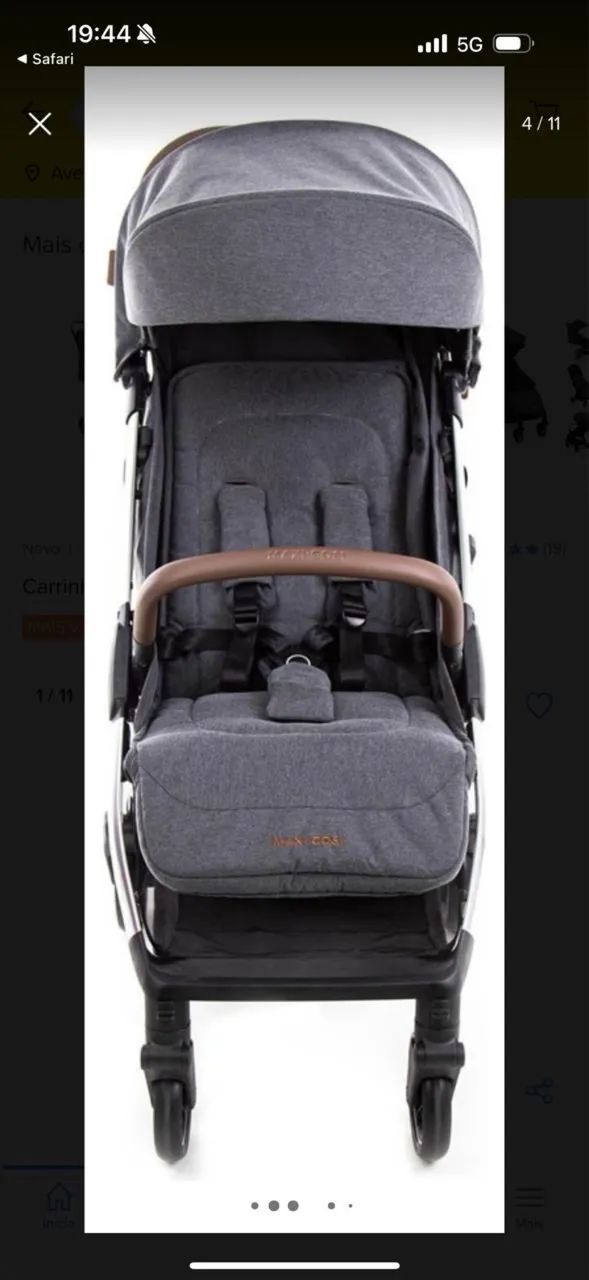 Carrinho de bebê maxi cosi Eva 2 (Twilic Grey)