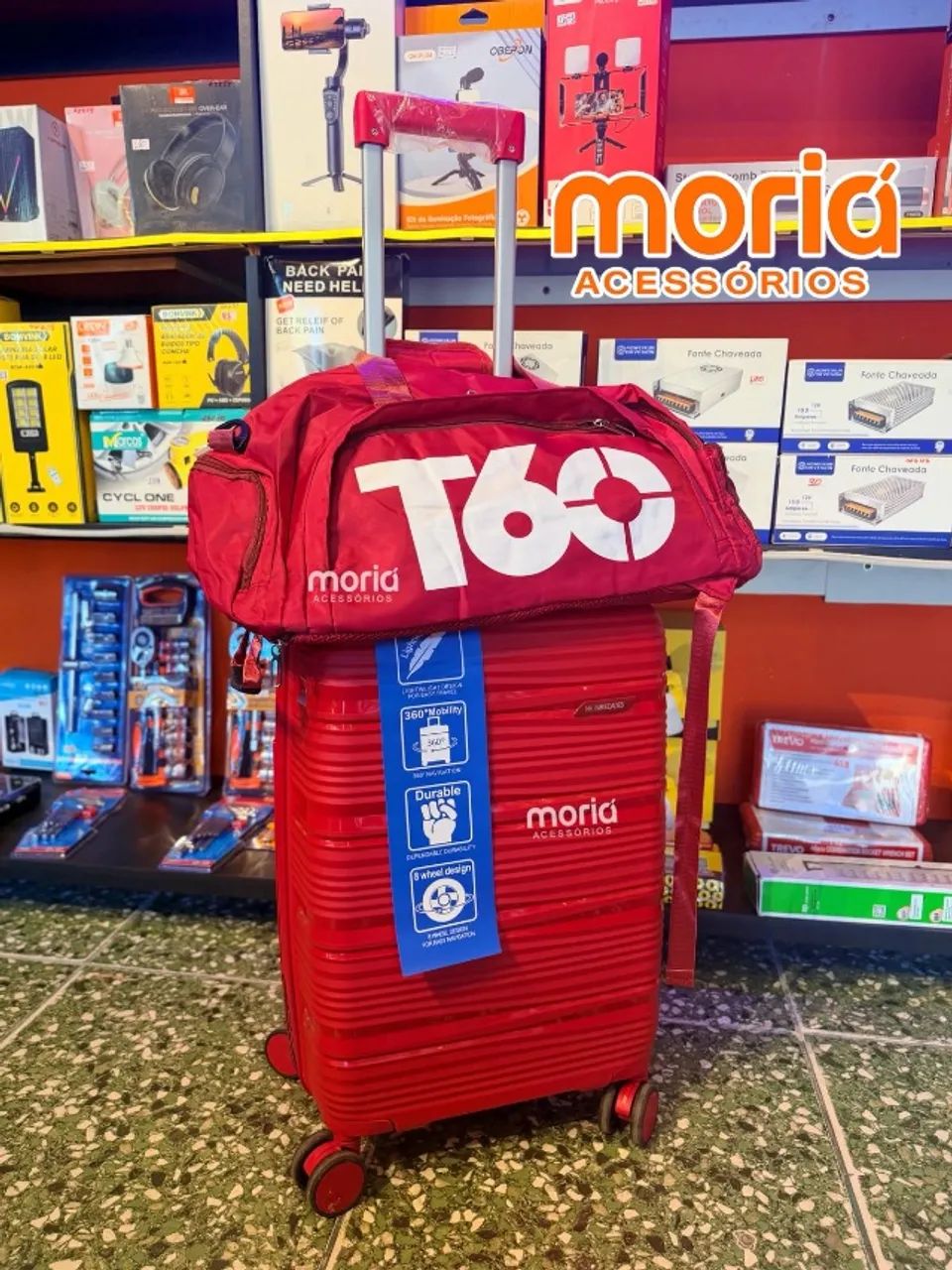 Kit Mala 10kg com Bolsa T60 - Foto 2