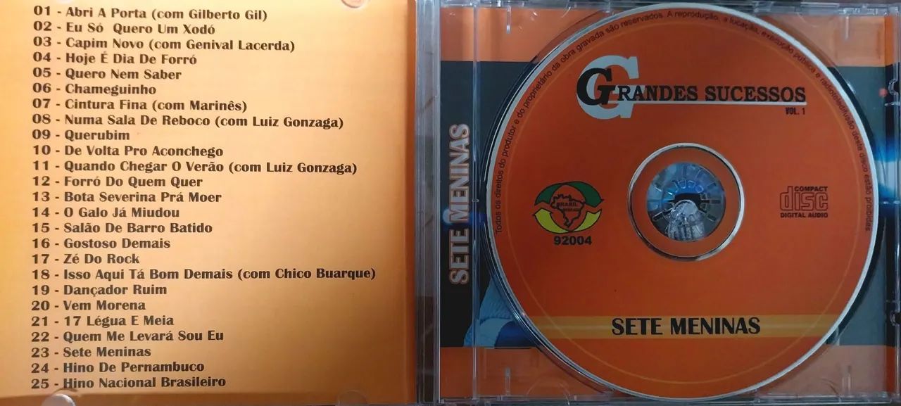 CD Dominguinhos-Grandes Sucessos - Foto 3