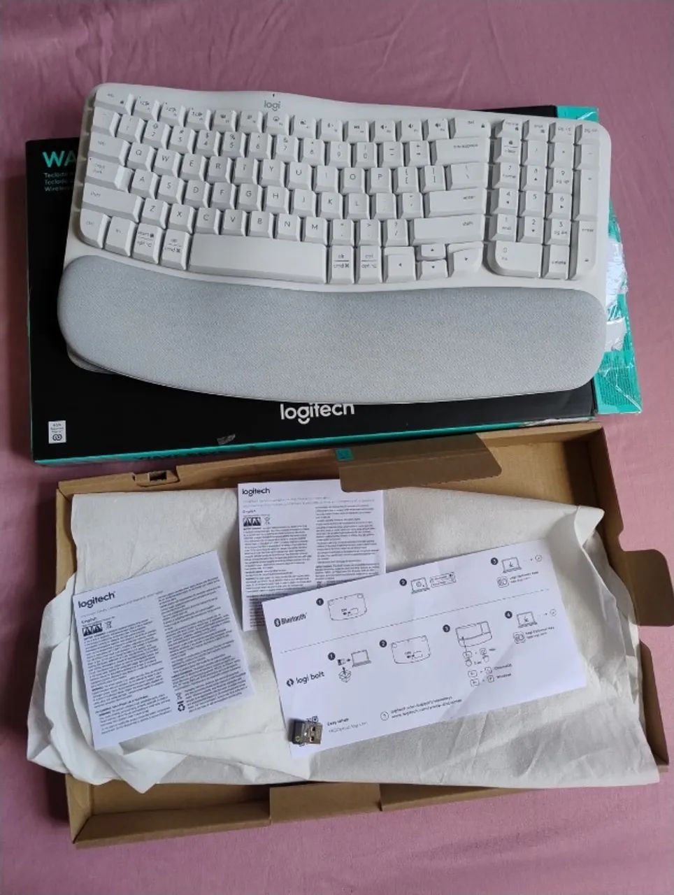 Teclado Logitech Wave Keys - Novo na Caixa - Foto 3