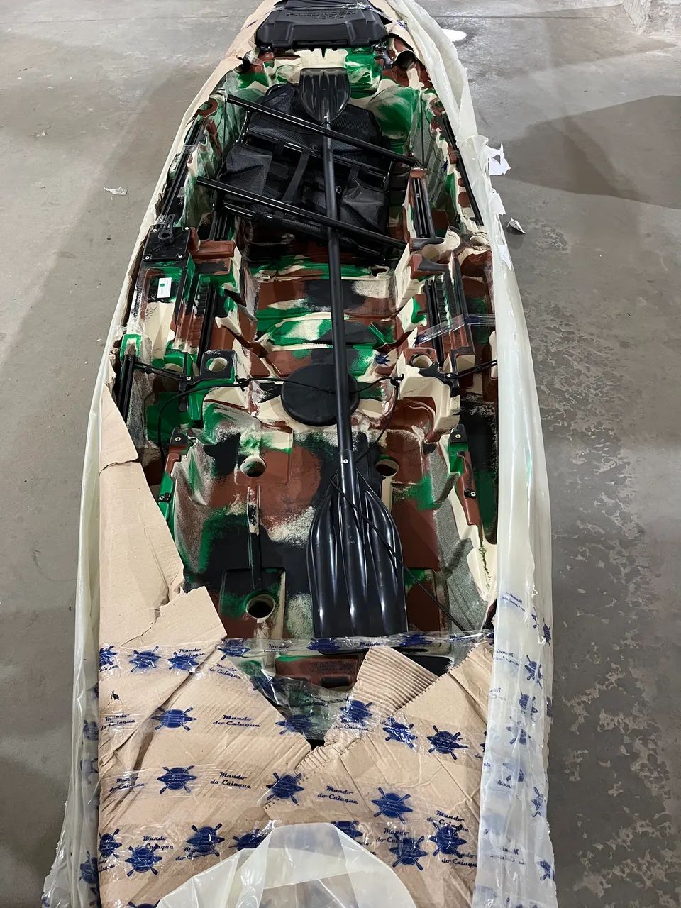 CAIAQUE PREDADOR 1290 Cor Selva e Verde - Foto 4