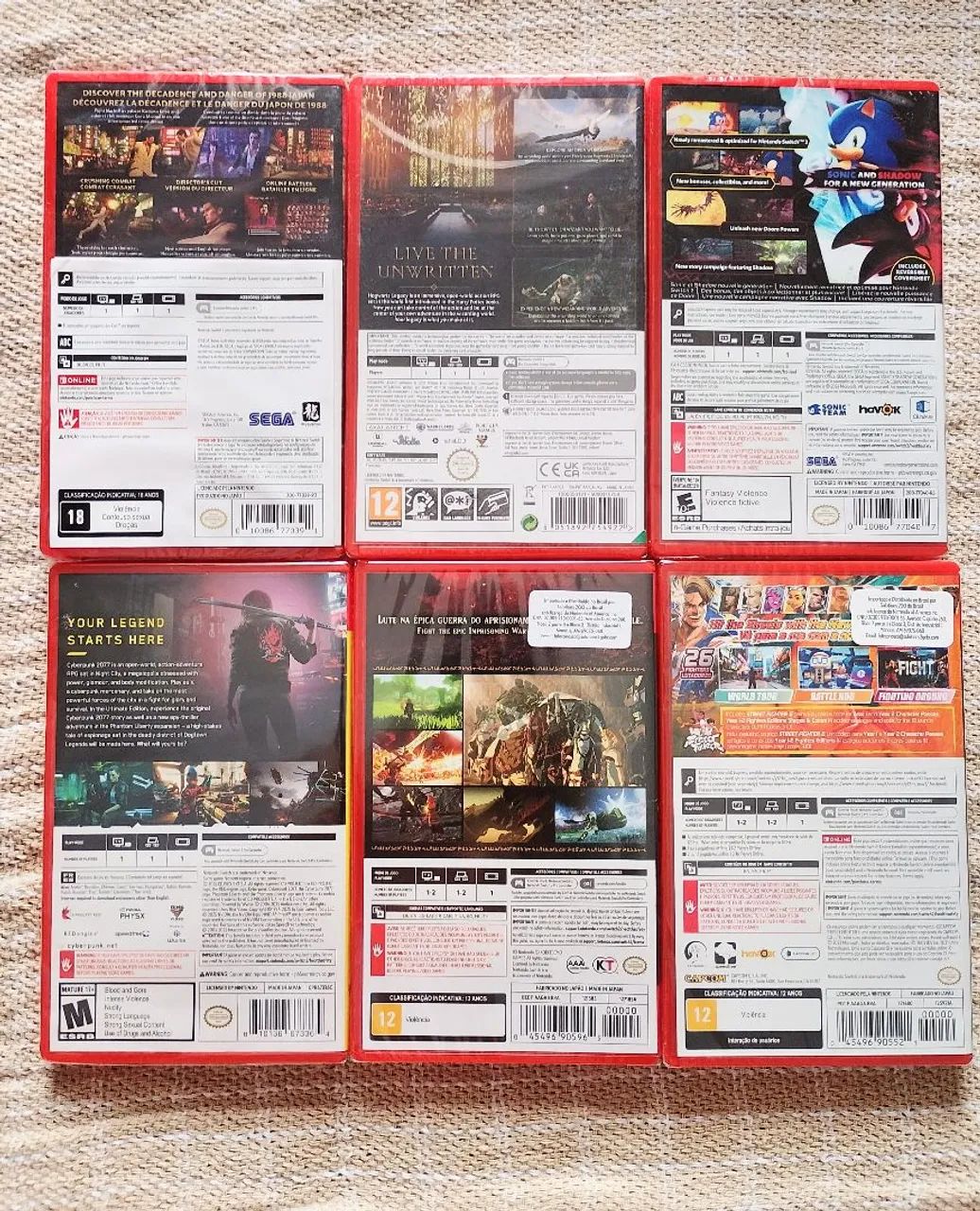 JOGOS LACRADOS NINTENDO SWITCH 2 - Foto 2