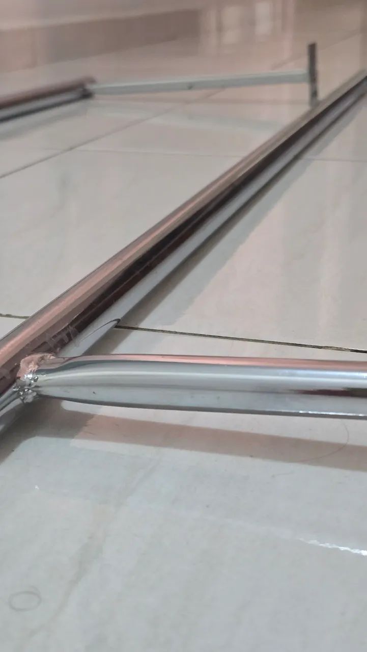 Par de Cabideiros para closet em INOX