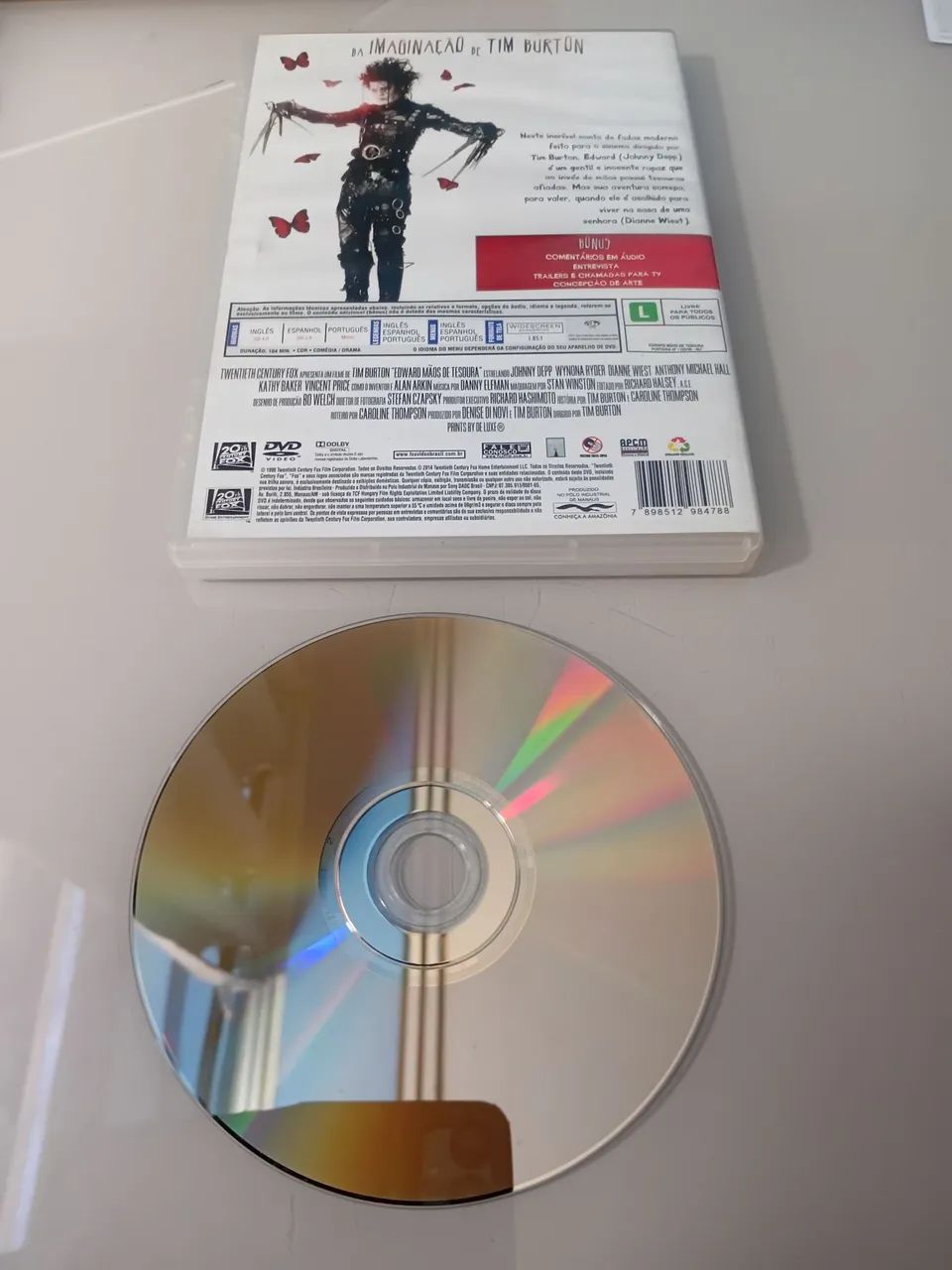 Dvd Edward  Mãos de tesoura  - Foto 5
