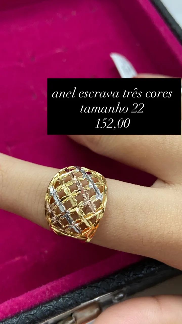 Anéis banhados a ouro 18k - Foto 5
