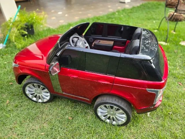 Carrinho Eletrico Infantil Range Rover Com 2 Assentos 24v Vermelho - Foto 3