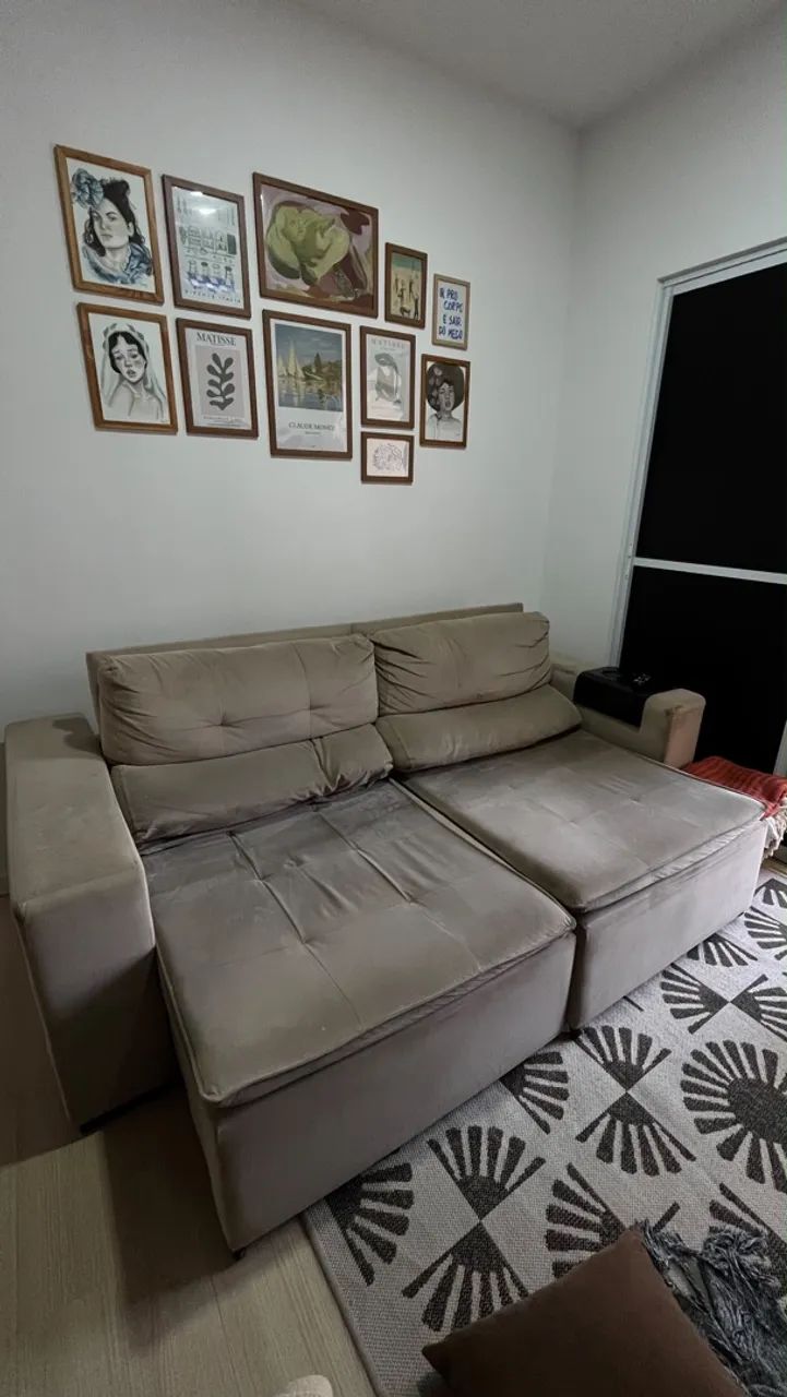 Sofá retrátil grande e confortável  - Foto 2