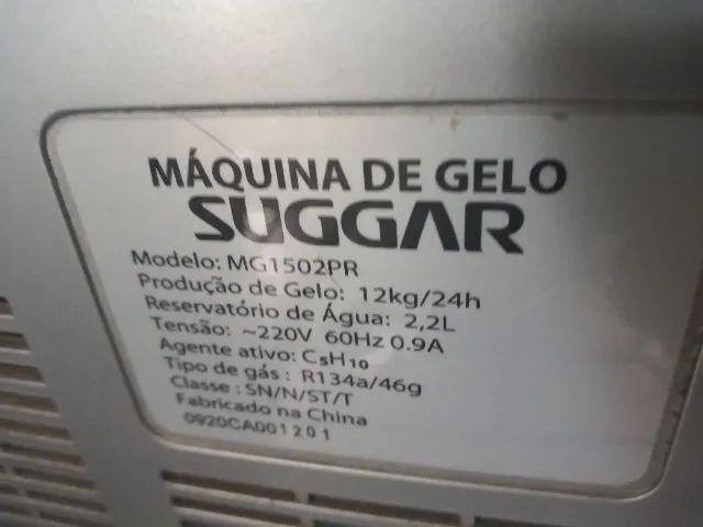 maguina  de  gelo suggar 12k 220v  otimo estado - Foto 3