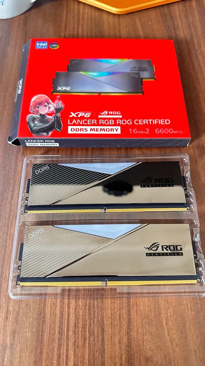Memória RAM DDR5 2x16gb ROG CERTIFIED - Foto 3
