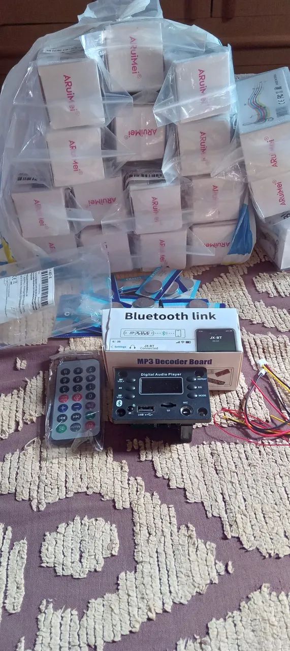 Placa decodificadora mp3 + bateria brinde  - Foto 4