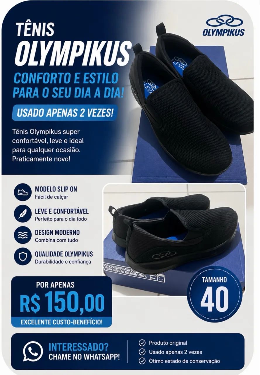 Vende-se Tênis Olympikus 