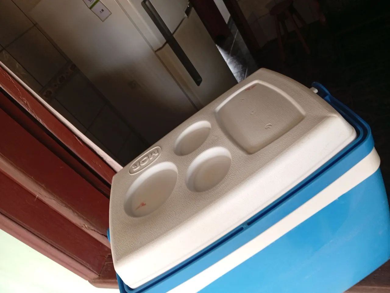 Caixa Térmica Mor 34 Litros para Bebidas Azul - Foto 3