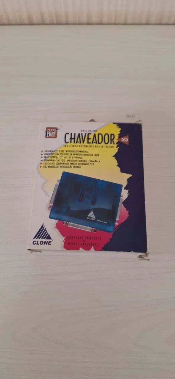 Chaveador Automático de Periféricos Clone DSX - Na Caixa (Relíquia/Retro)