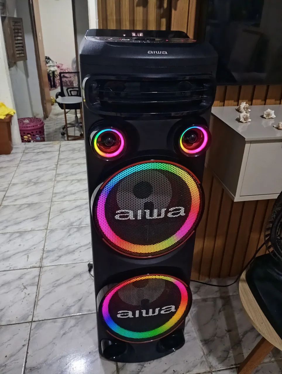 Caixa de som Aiwa  - Foto 2