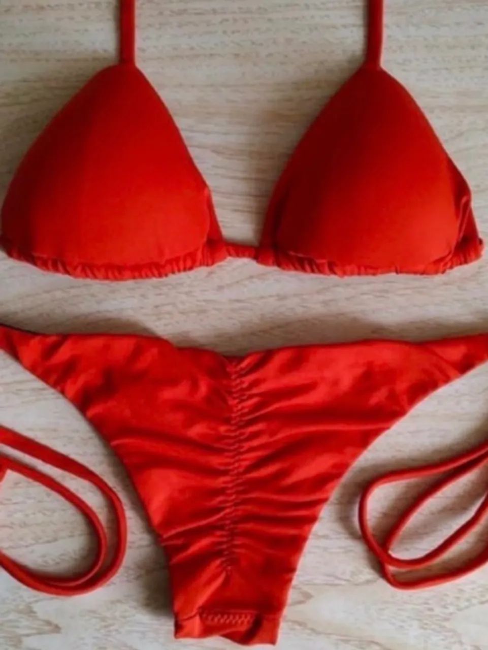 Biquíni cortininha VERMELHO