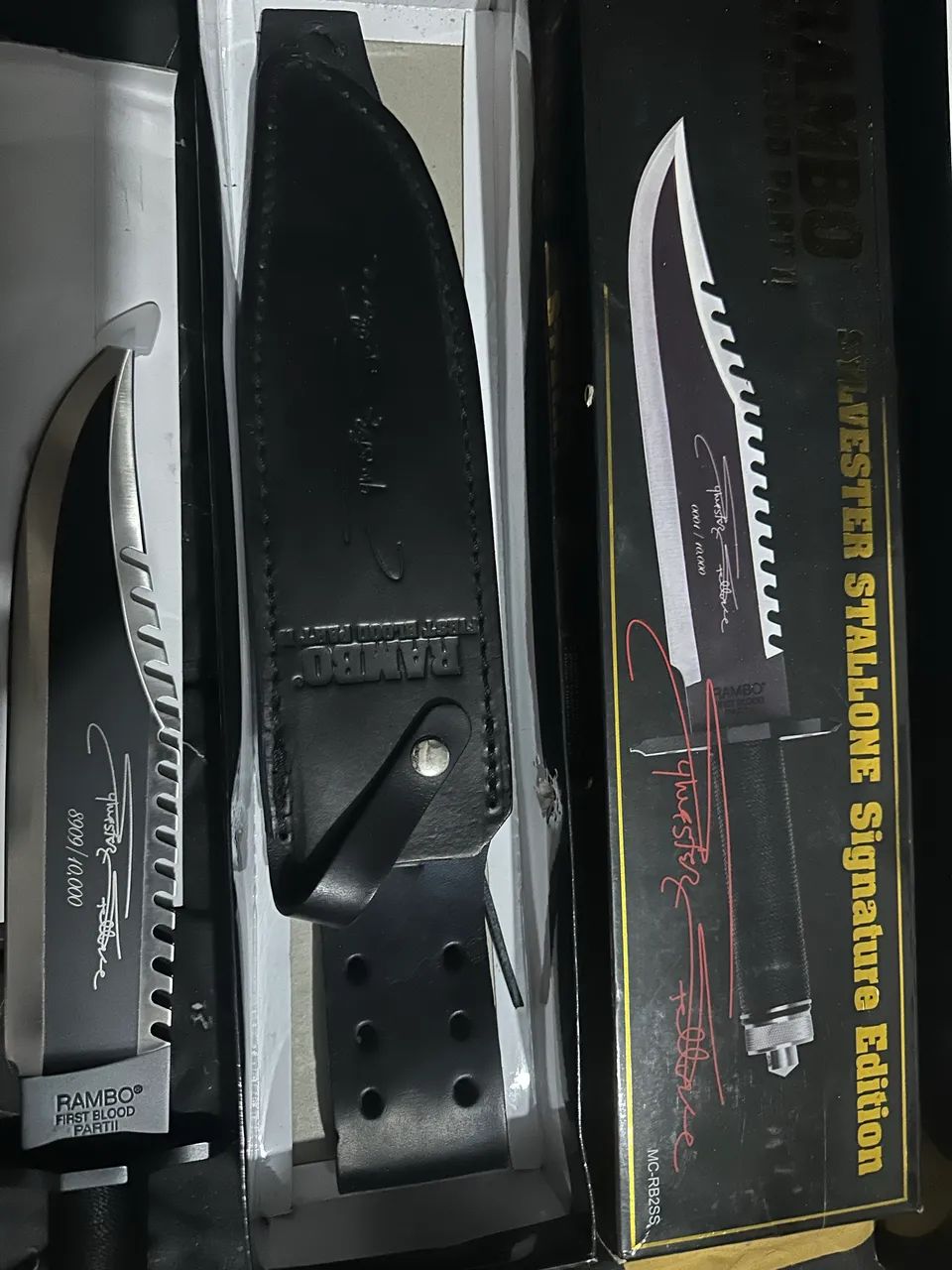 Faca Rambo 2 - Sylvester Stallone Signature Edition. - Foto 2