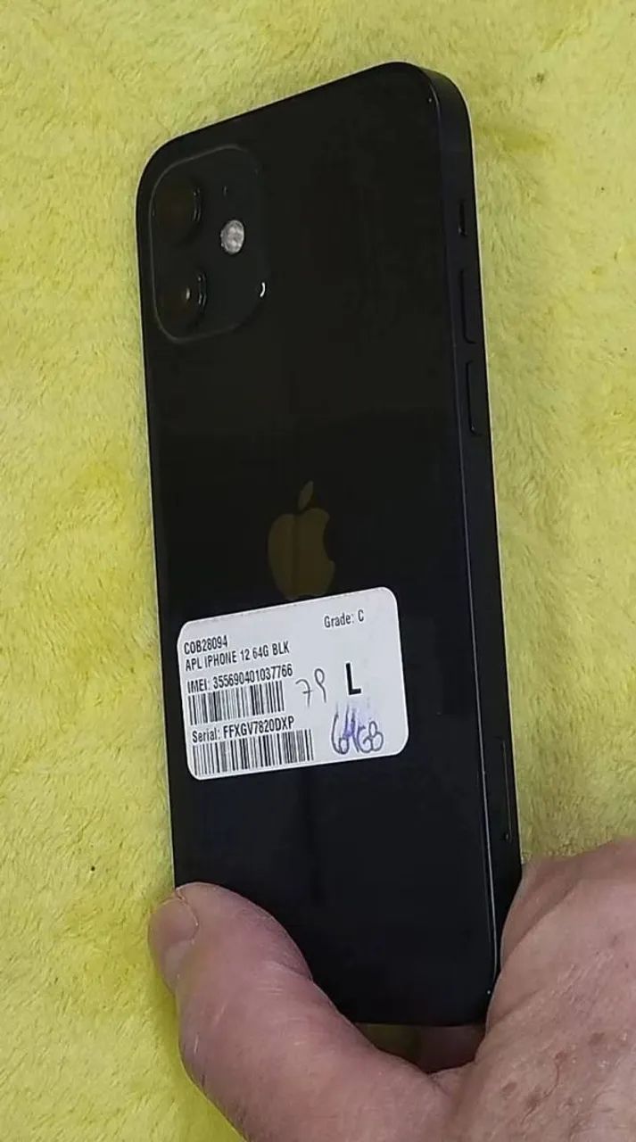 iPhone 12 preto 64gb bateria 79% - Foto 5