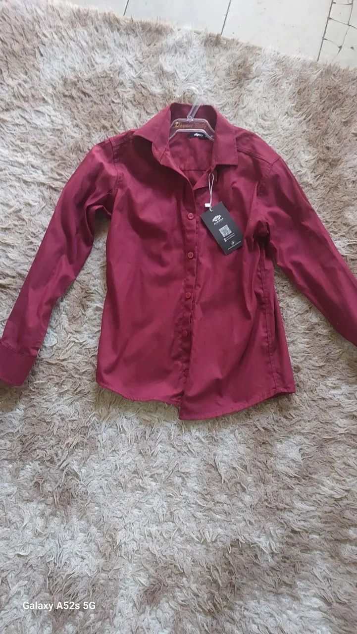Camisa social nova
