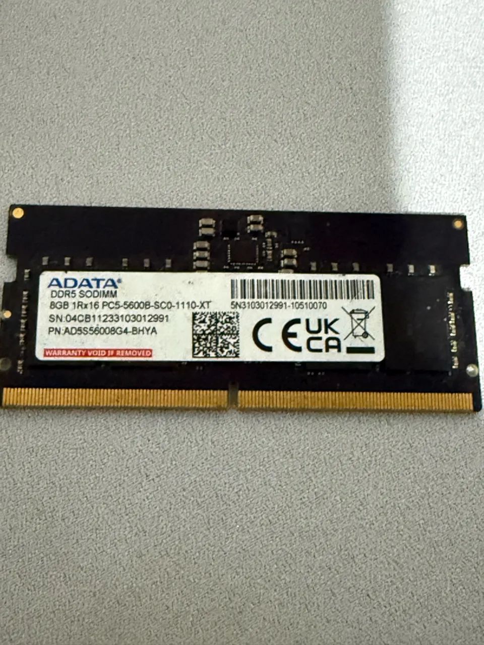 Memoria DDR5 Adata 8GB Notebook 5600mhz - Foto 3
