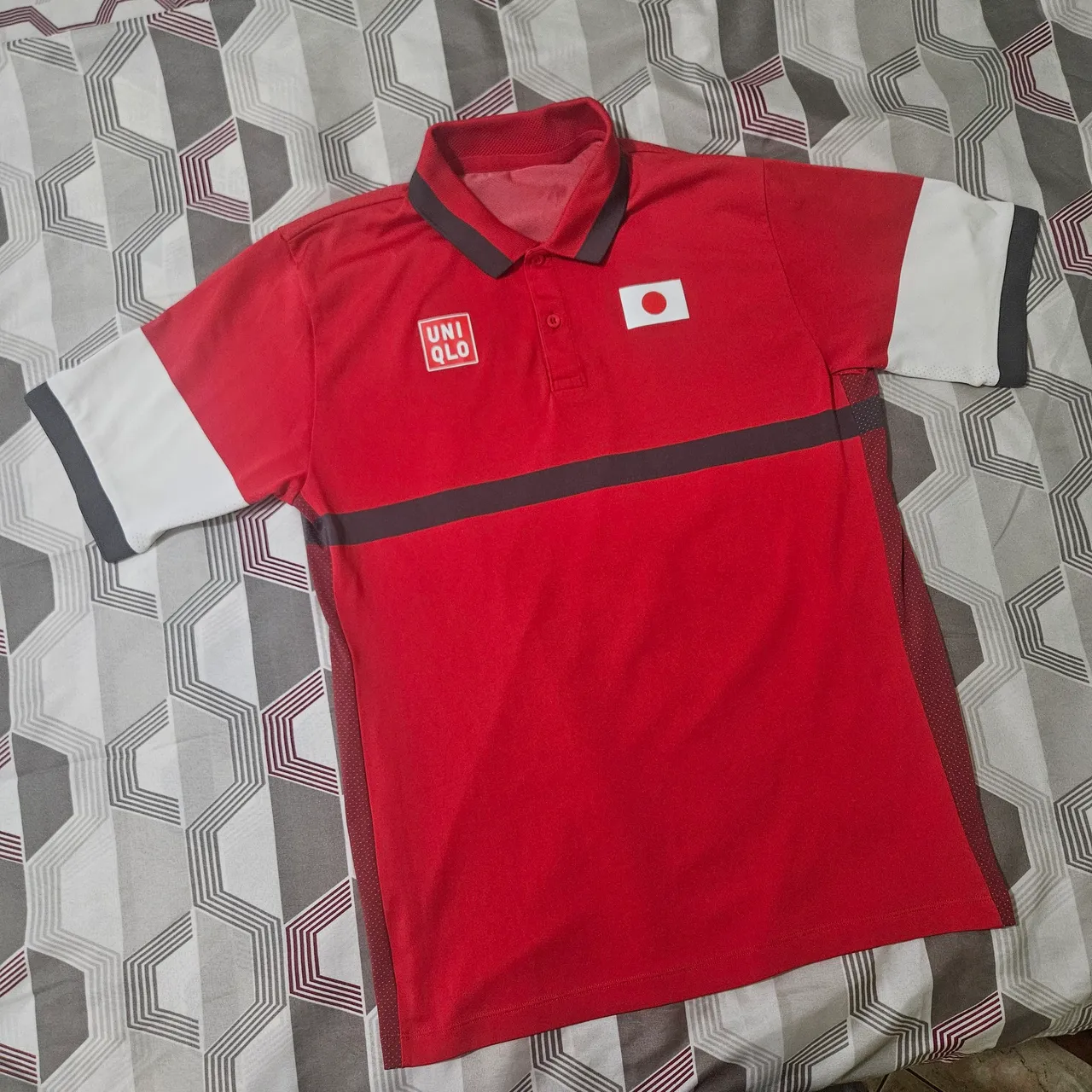Camiseta Uniqlo Kei Nishikori Roland Garros 2020 - Roupas - Anil