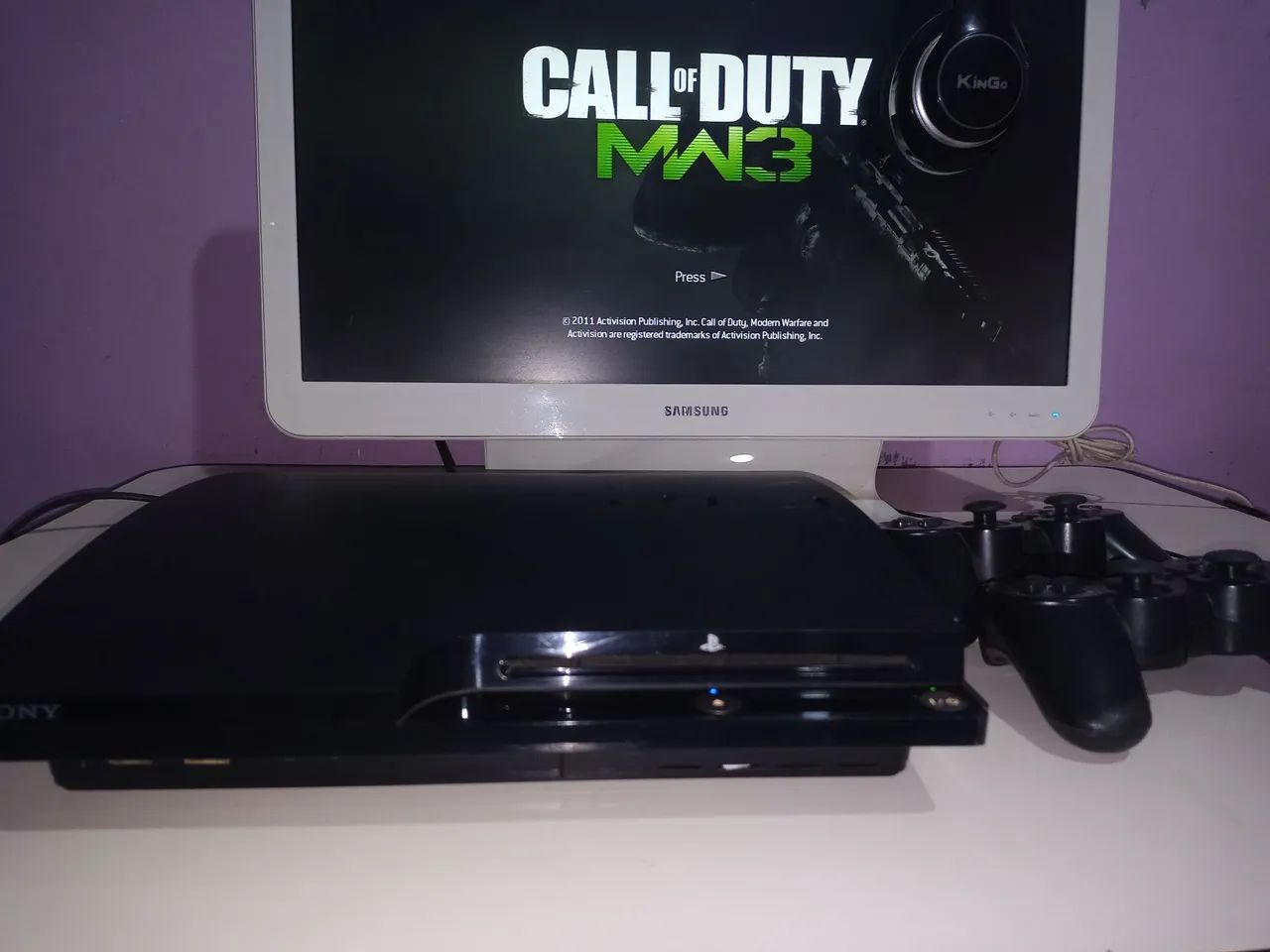 Ps3 SLIM com jogos TESTO NA HORA SHOPPING - Foto 2