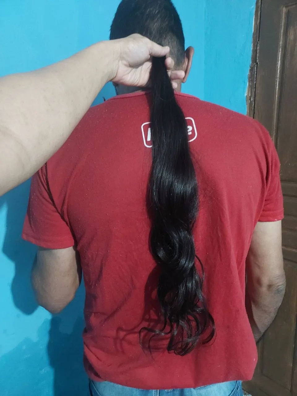 Vendo esse cabelo humano 65cm 50gramas  - Foto 2