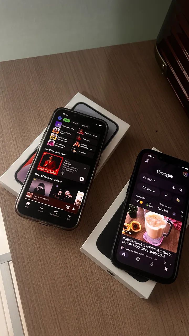 Troco iPhone 13 128 gb+ iPhone 14 128 gb - Foto 4