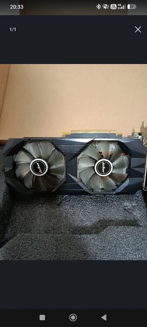 Placa de vídeo 1660 6gb