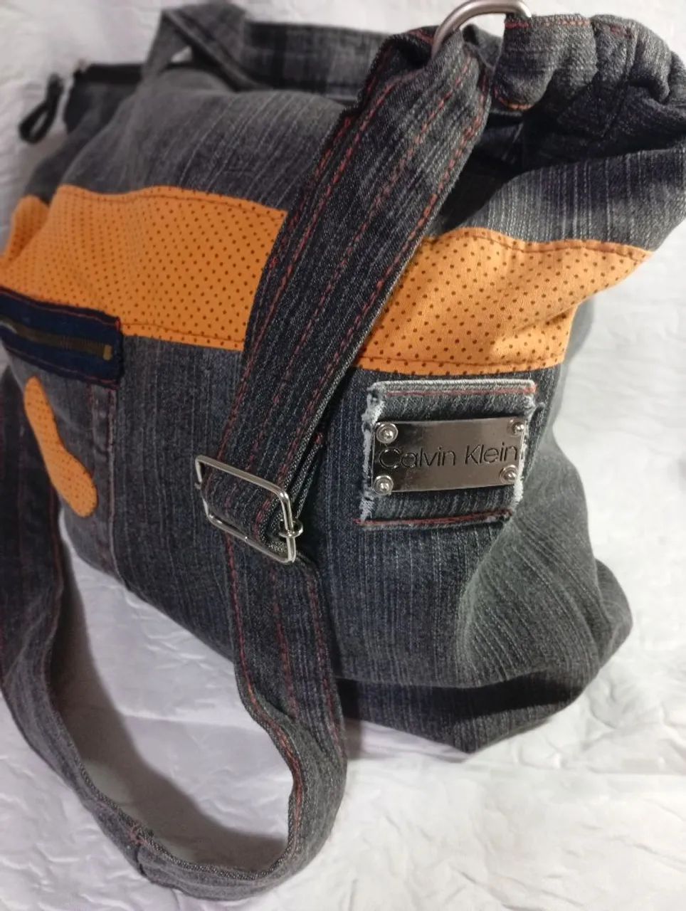 Linda bolsa em jeans  - Foto 2