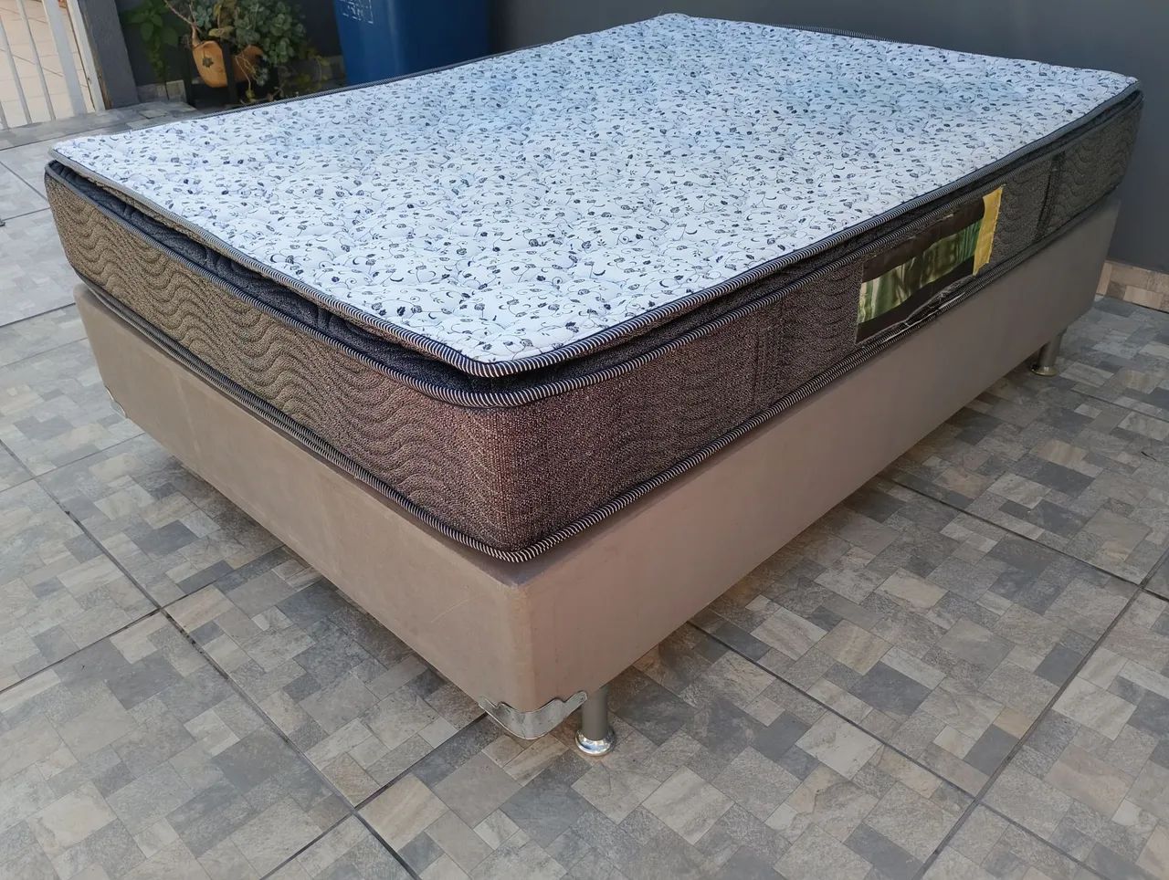 Cama Box Casal Completa Impecável  - Foto 2
