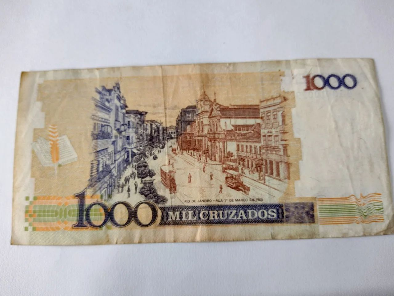 Cédula 1000 cruzados  - Foto 2