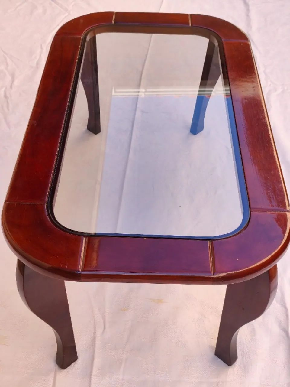Mesa de centro com tampo de vidro  - Foto 4