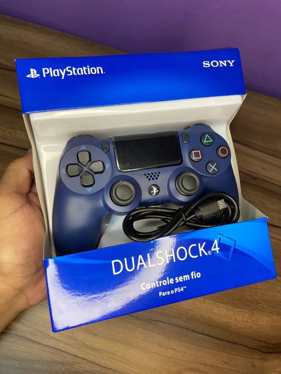 CONTROLE PS4 SONY ROXO