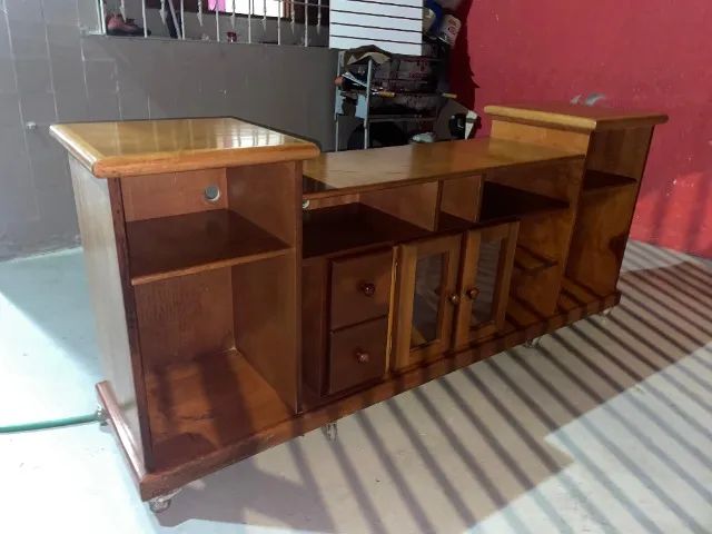 Rack Home Theacher de Madeira - Foto 2