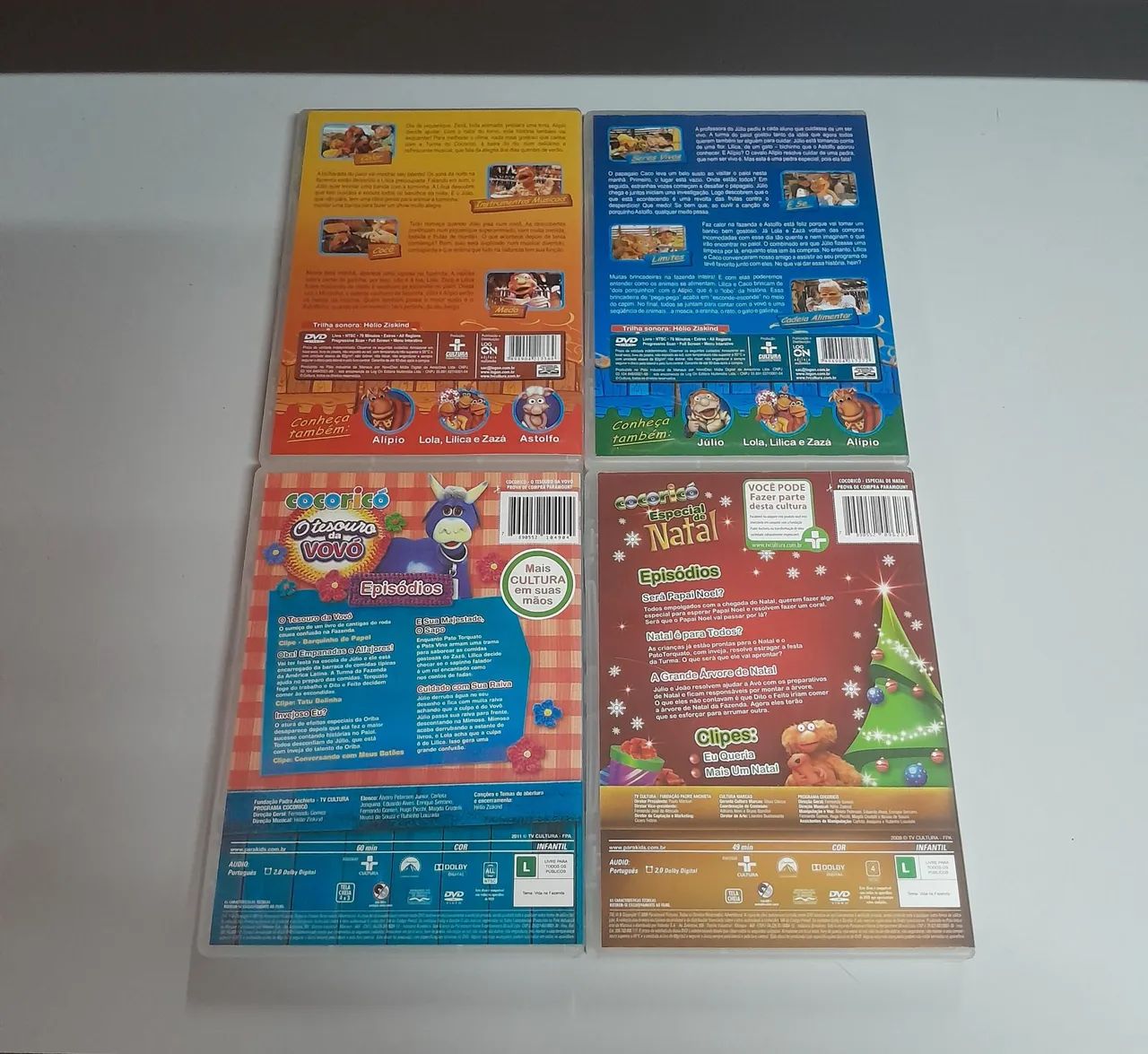 Coleção Cocoricó - 4 DVDs - Foto 2