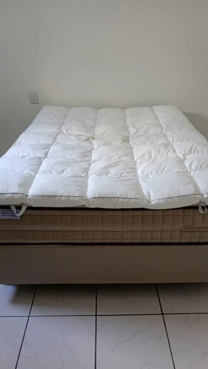 Cama de casal com pillow top