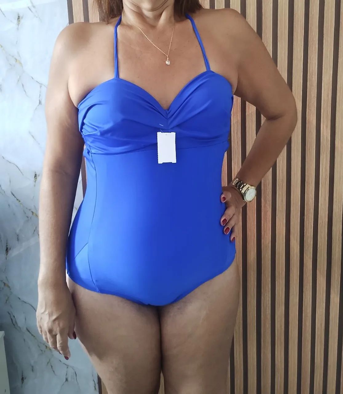 Maiô com Bojo Forrado Tam G - Foto 5