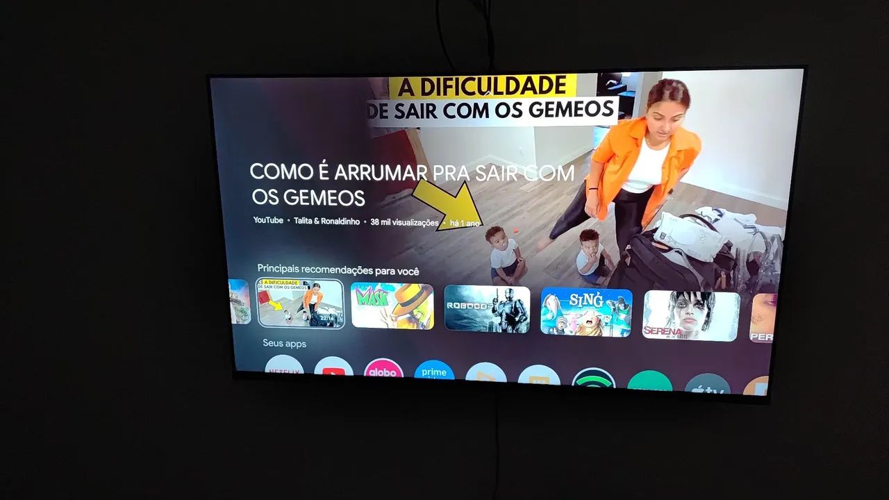 Smartv Led UHD 50" Philips com Android TV