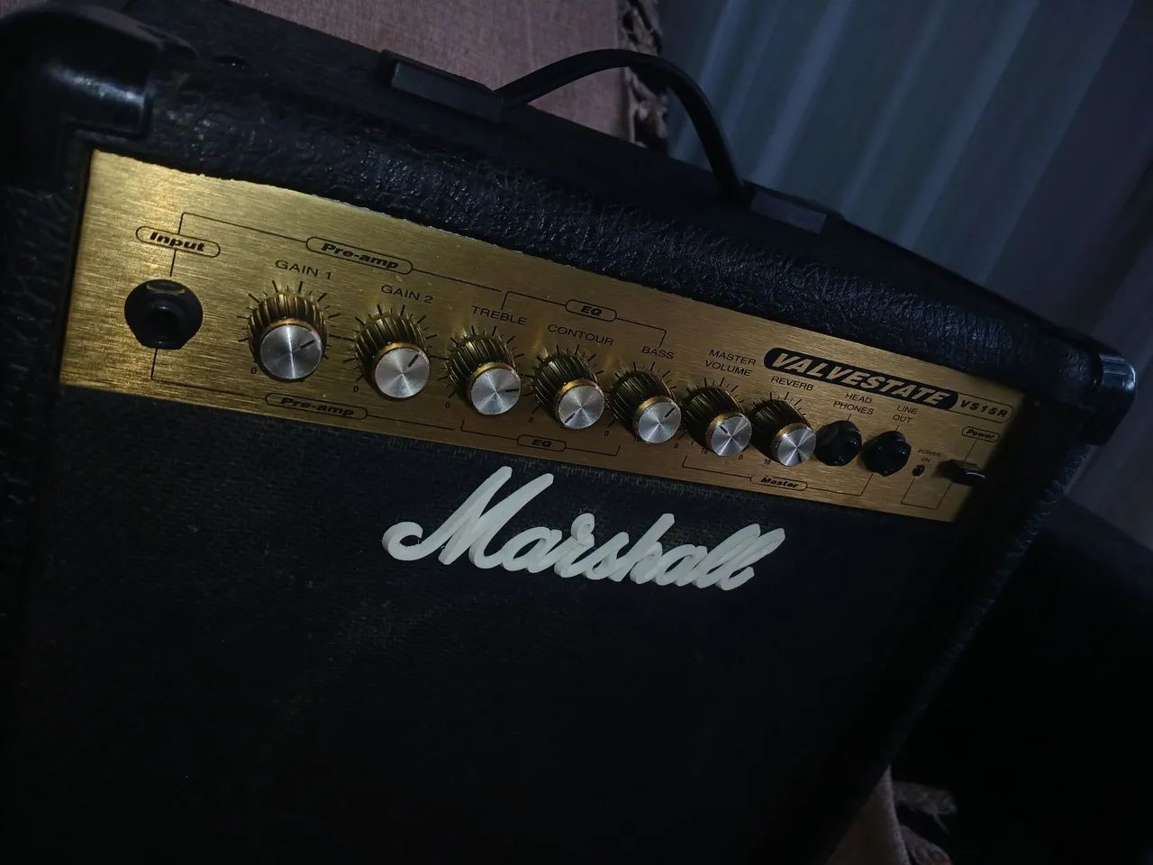 Guitarra e amplificador 