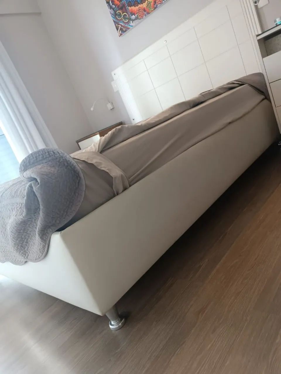 Cama Box Queen diferenciada + colchão  - Foto 2