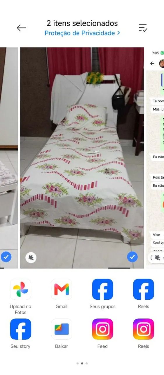 Cama solteiro 