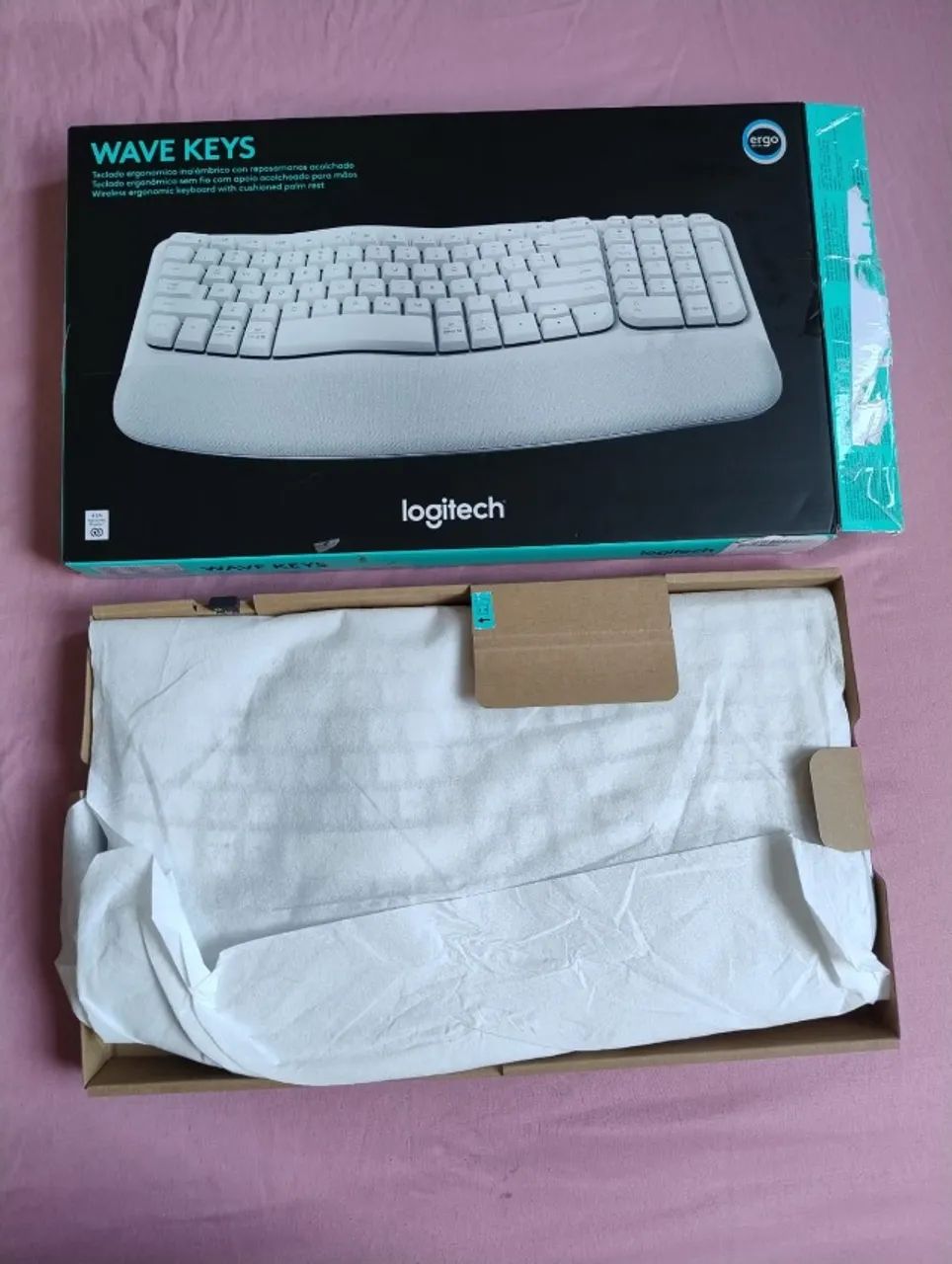Teclado Logitech Wave Keys - Novo na Caixa - Foto 5