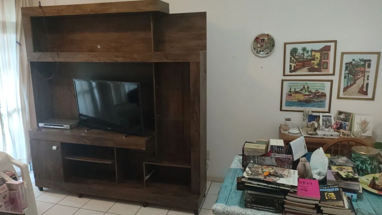Rack TV estante com gavetas a melhor - Foto 2