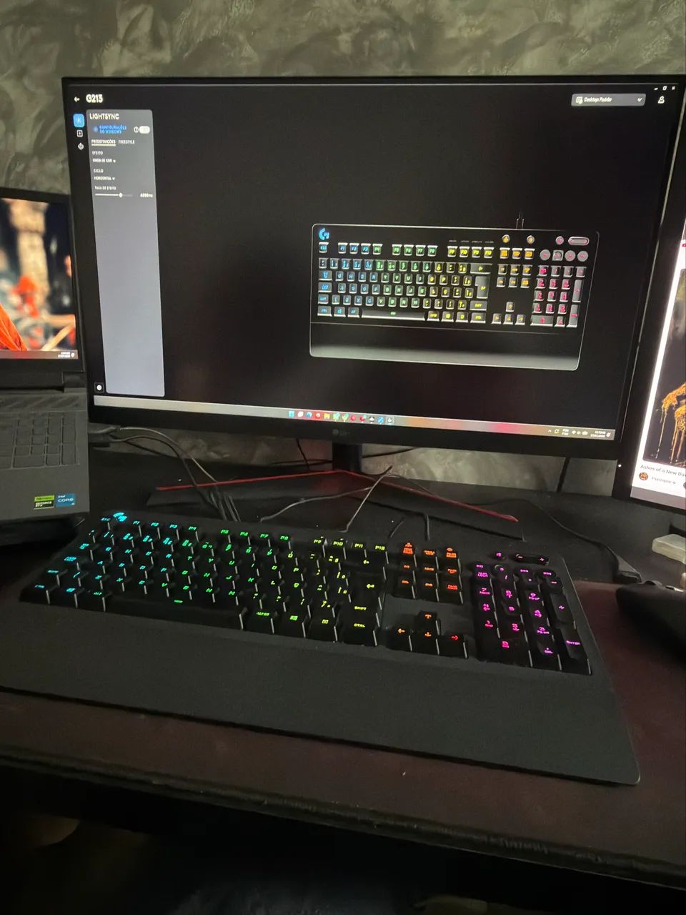 Vendo teclado gamer longitech 